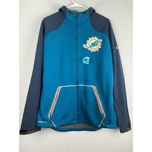 Nike Miami Dolphins Therma Sphere Men Large Jacket‎ Ultimatum Championship Drive